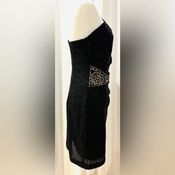 Dazzling Jackie Jon Single Strap Sequined Dress - Picture 4 of 10